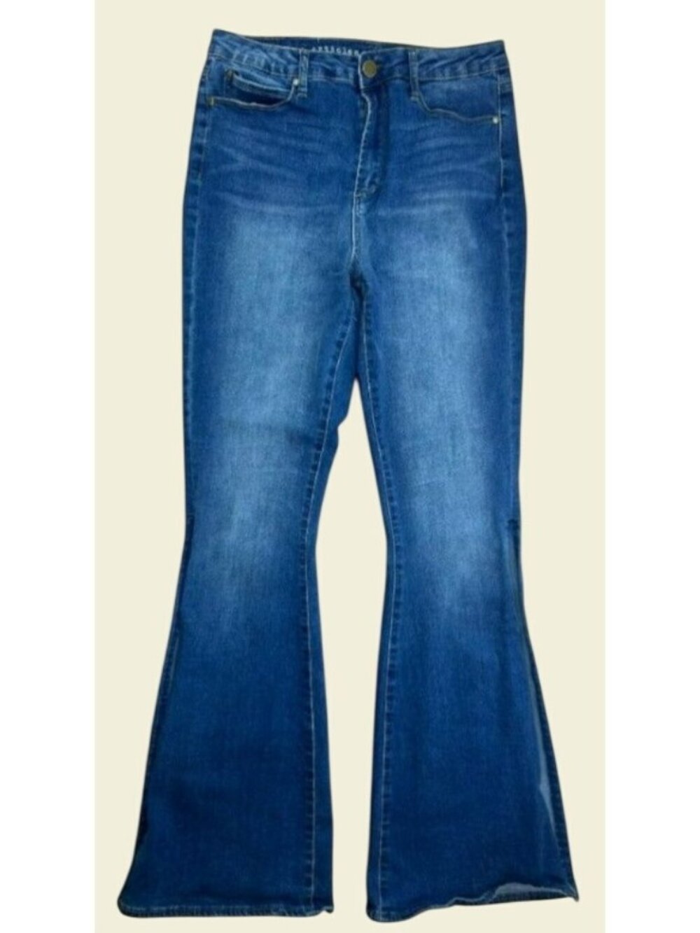 Articles Of Society Flare Mid-Rise Jeans Size 9 (28x31) Side Slit